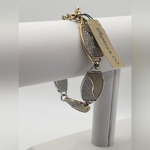 Steph & Co Two Tone Sparkle Bracelet